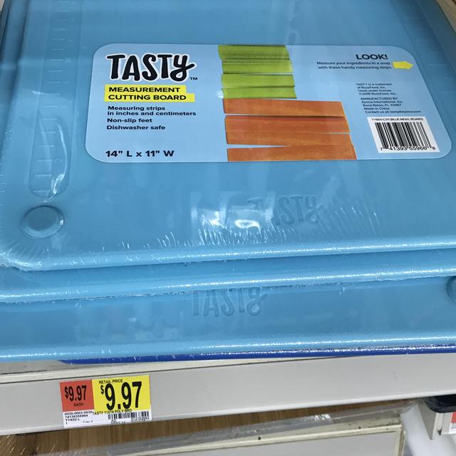 Measurement cutting board.      @ Walmart
