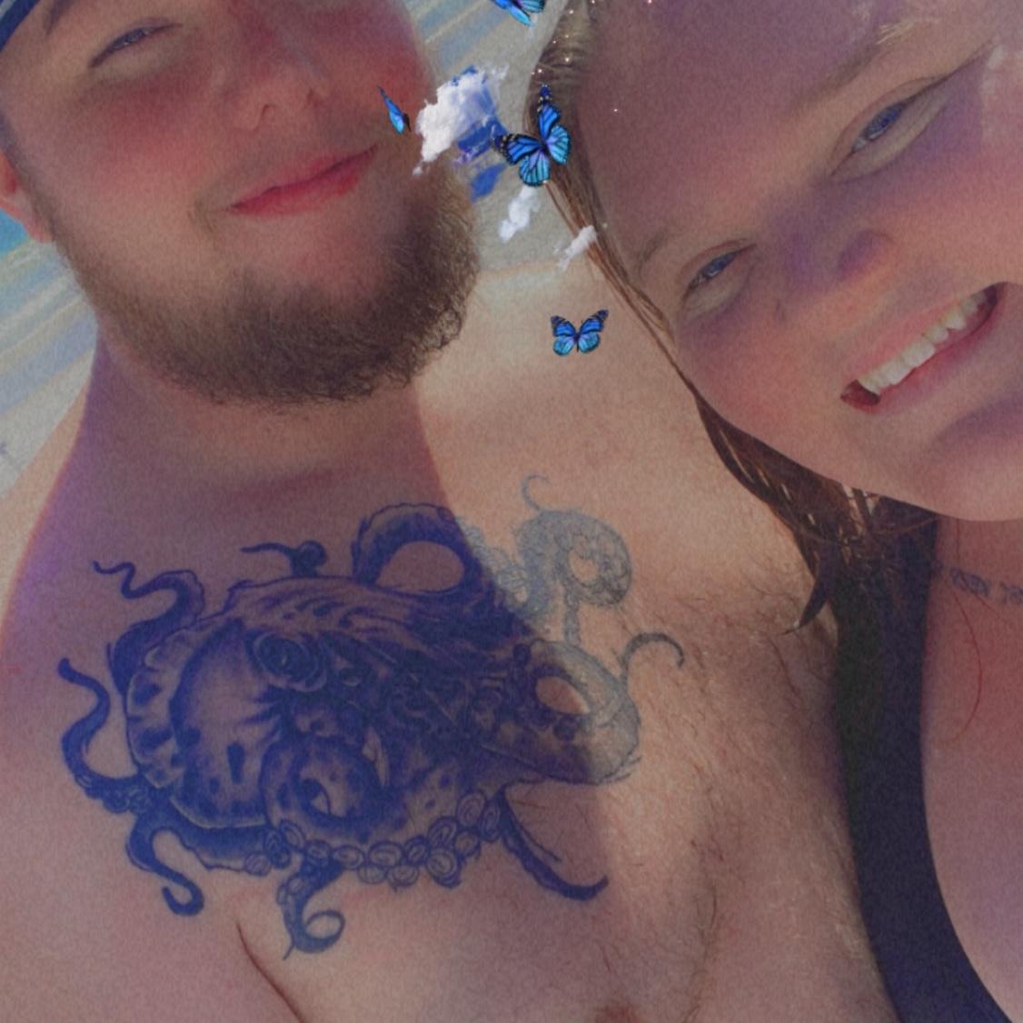 Our first time at the beach!