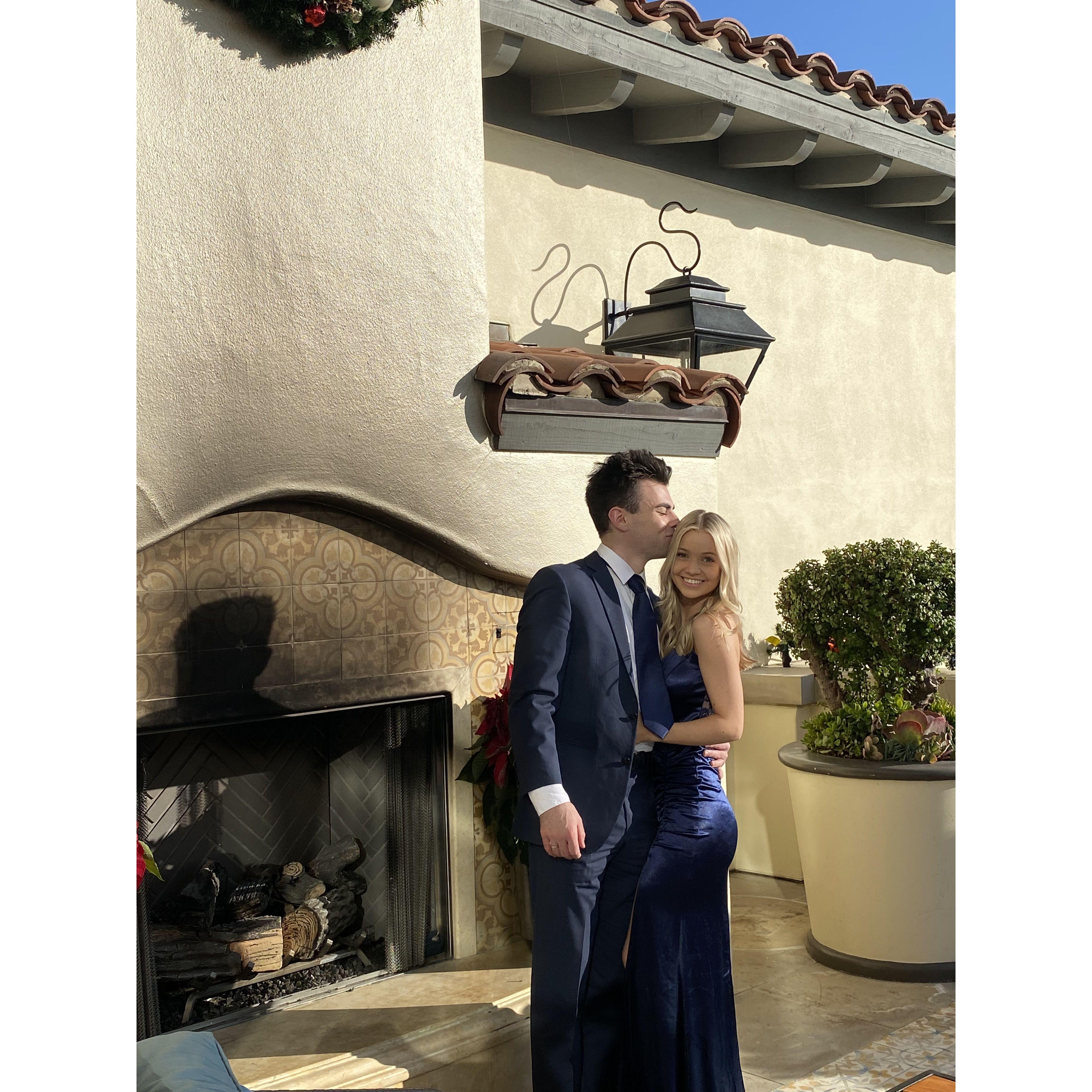 Our first wedding together!