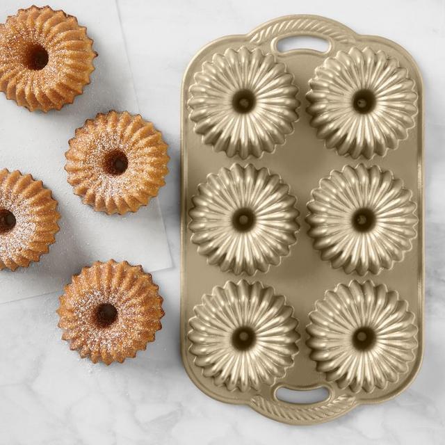 Nordic Ware Brilliance Cakelet Pan, 6-Well
