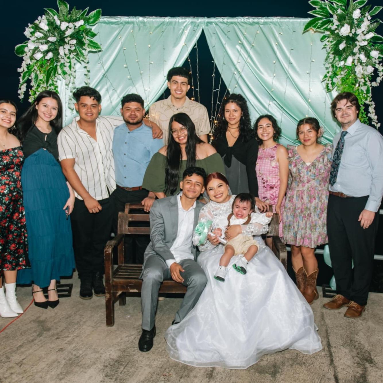 The cousins in El Salvador at Kathy (cuz) and Elmer’s (cuz now) wedding!
Sarai (sis), Fatima (cuz), Yubran (cuz), Franklin (cuz), Orlando (giant cuz), Legna (cuz), Betsy (cuz) Rebeca (sis)