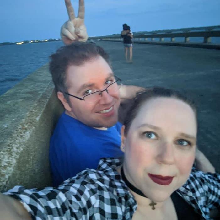 Engagement photo shoot at the St. George Pier - July 2020