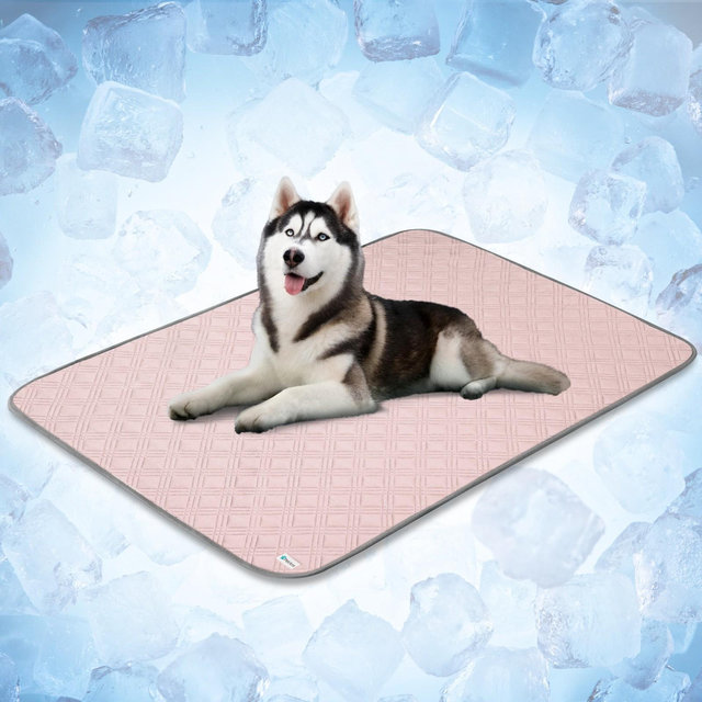 PetAmi Waterproof Cooling Blanket Mat for Dog Cat Pet, Anti Slip Indoor Cool Pad, Q-MAX Sofa Couch Bed Crate Cover )