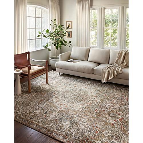 Loloi II Saban Collection SAB-07 Straw / Beige, Traditional Area Rug, 7'-10" x 10'