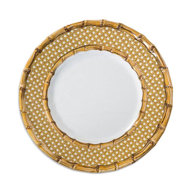 Juliska Bamboo Caning Melamine Dinner Plate