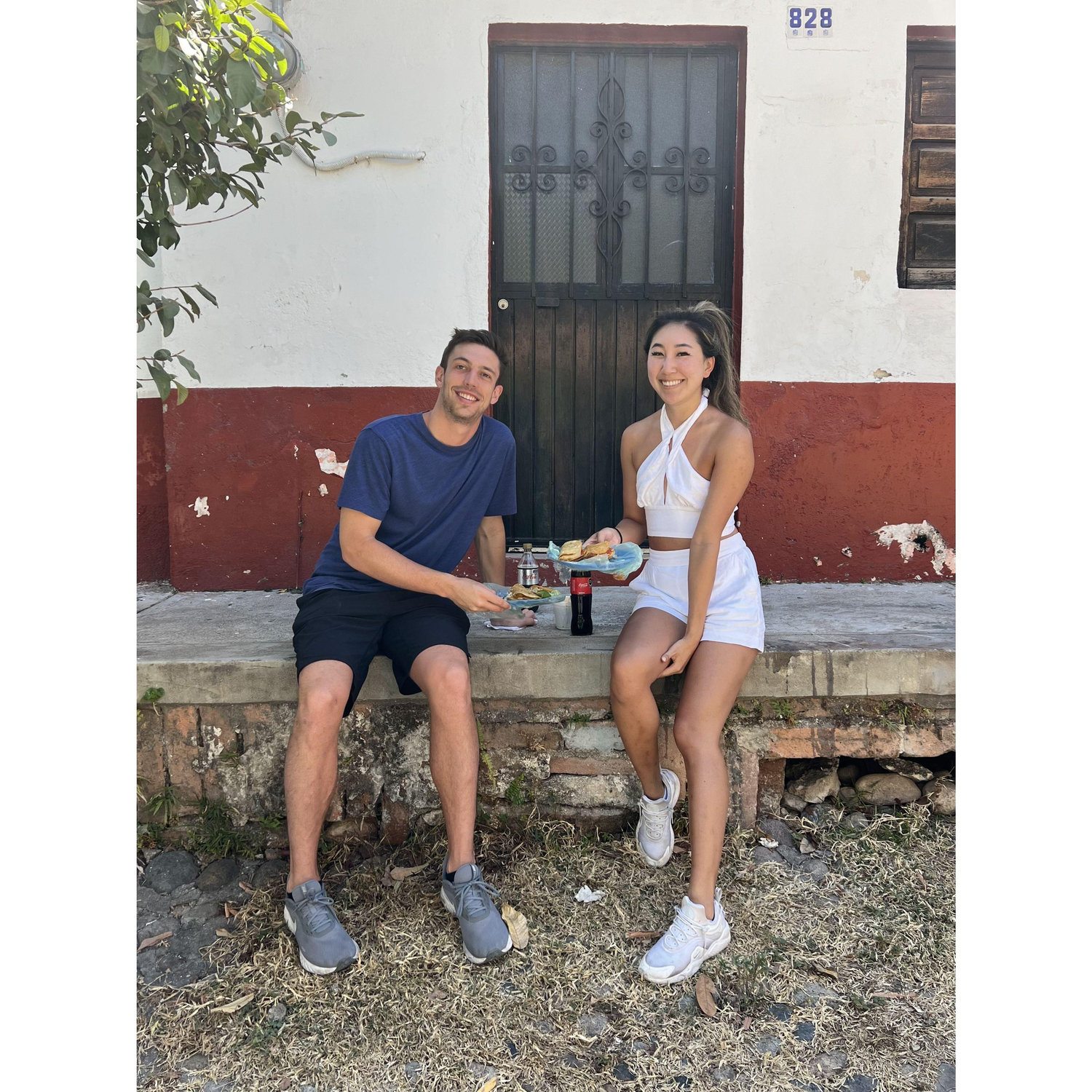 Eating one of our favorite foods in one of our favorite places: birria in Puerto Vallarta