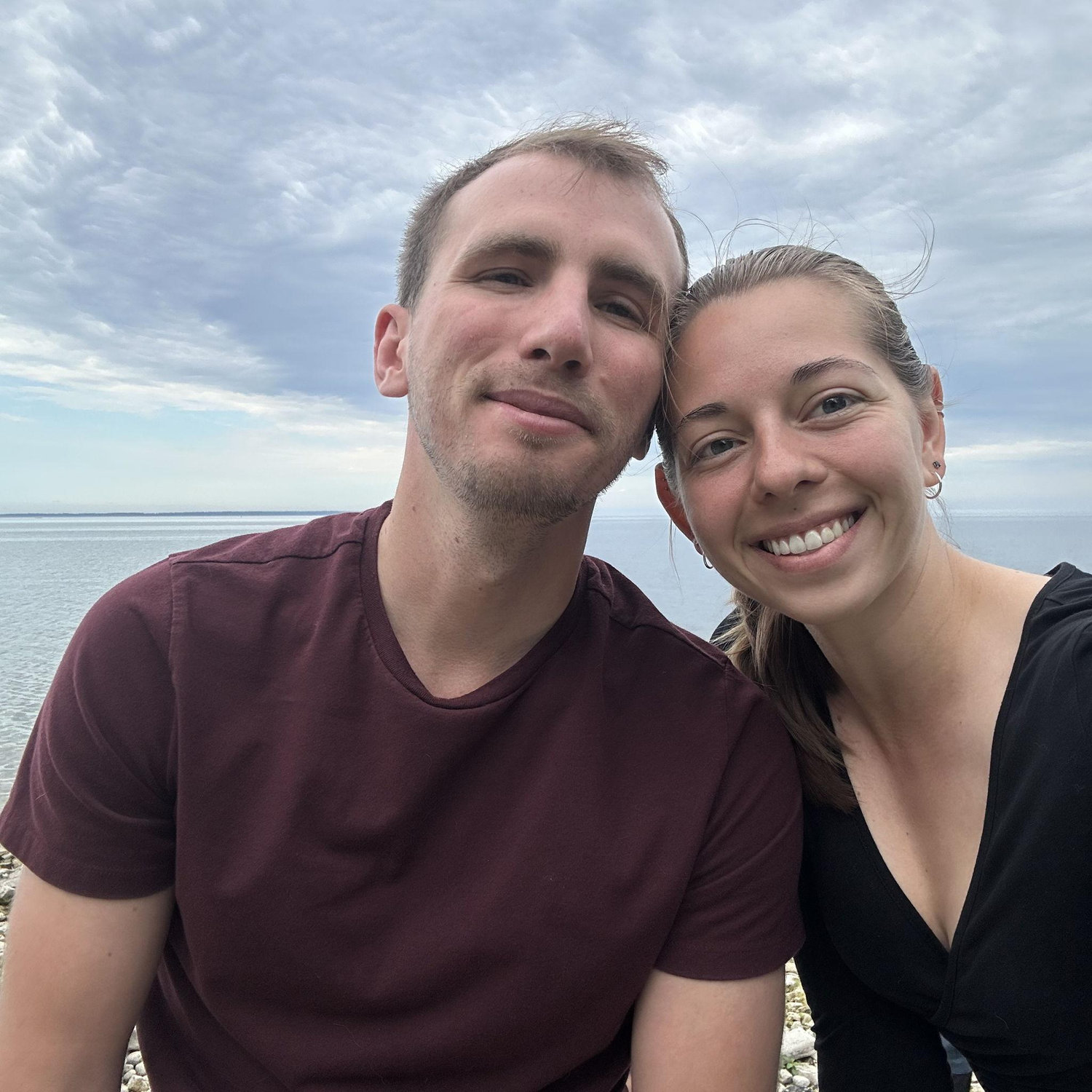 Our second trip to Sunset Beach Park in Fish Creek while waiting for our brunch reservation