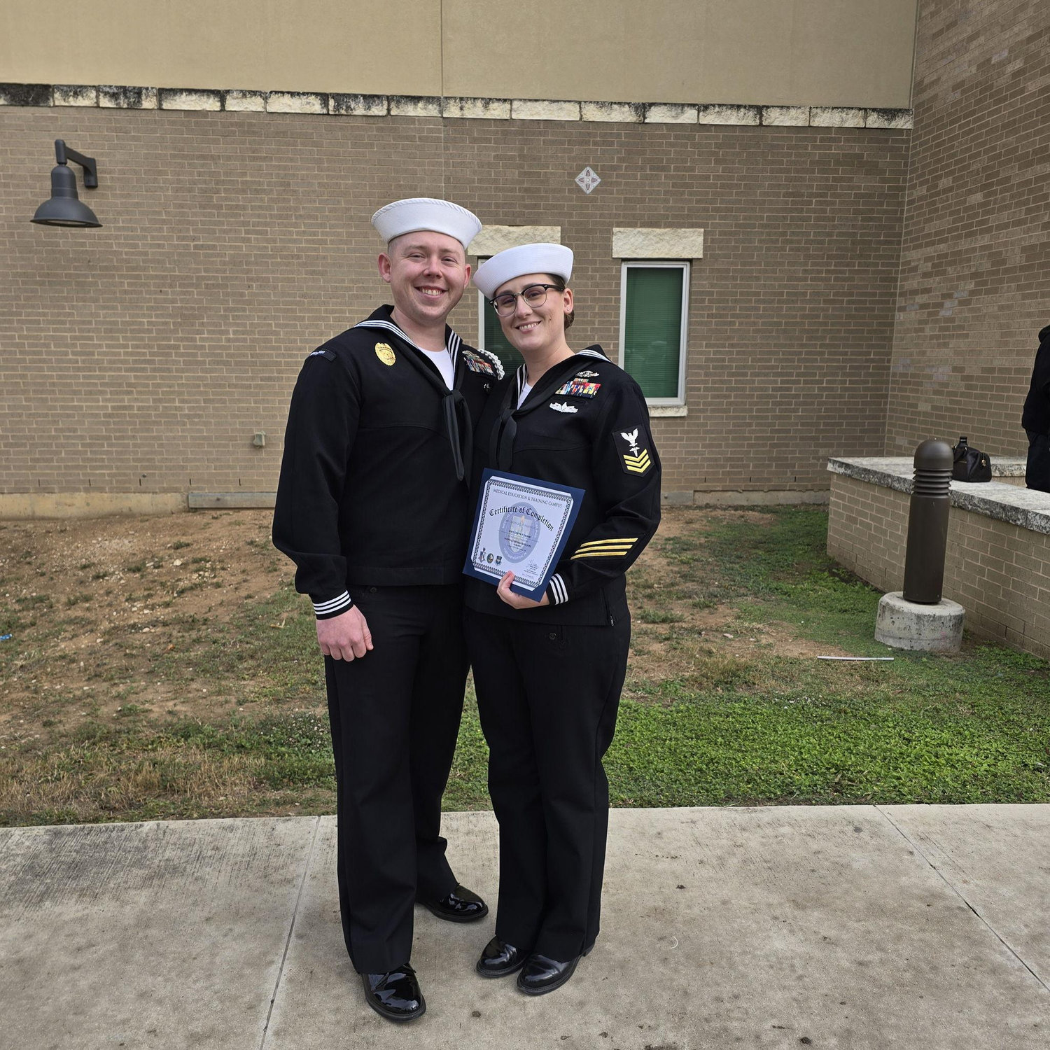 Hospital Corpsman Basic graduation.