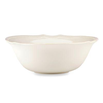 Lenox® French Perle Bead Serving Bowl in White