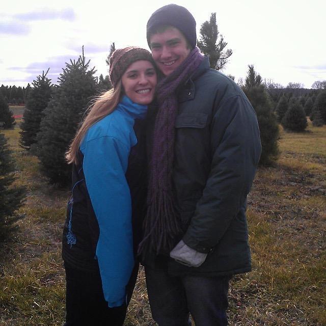 2012, searching for the perfect McDonald Christmas tree!
