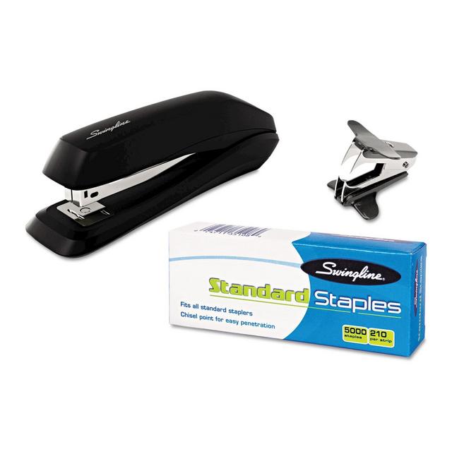 Swingline 15 Sheet Capacity Economy Stapler Pack with Staples and Remover - Black