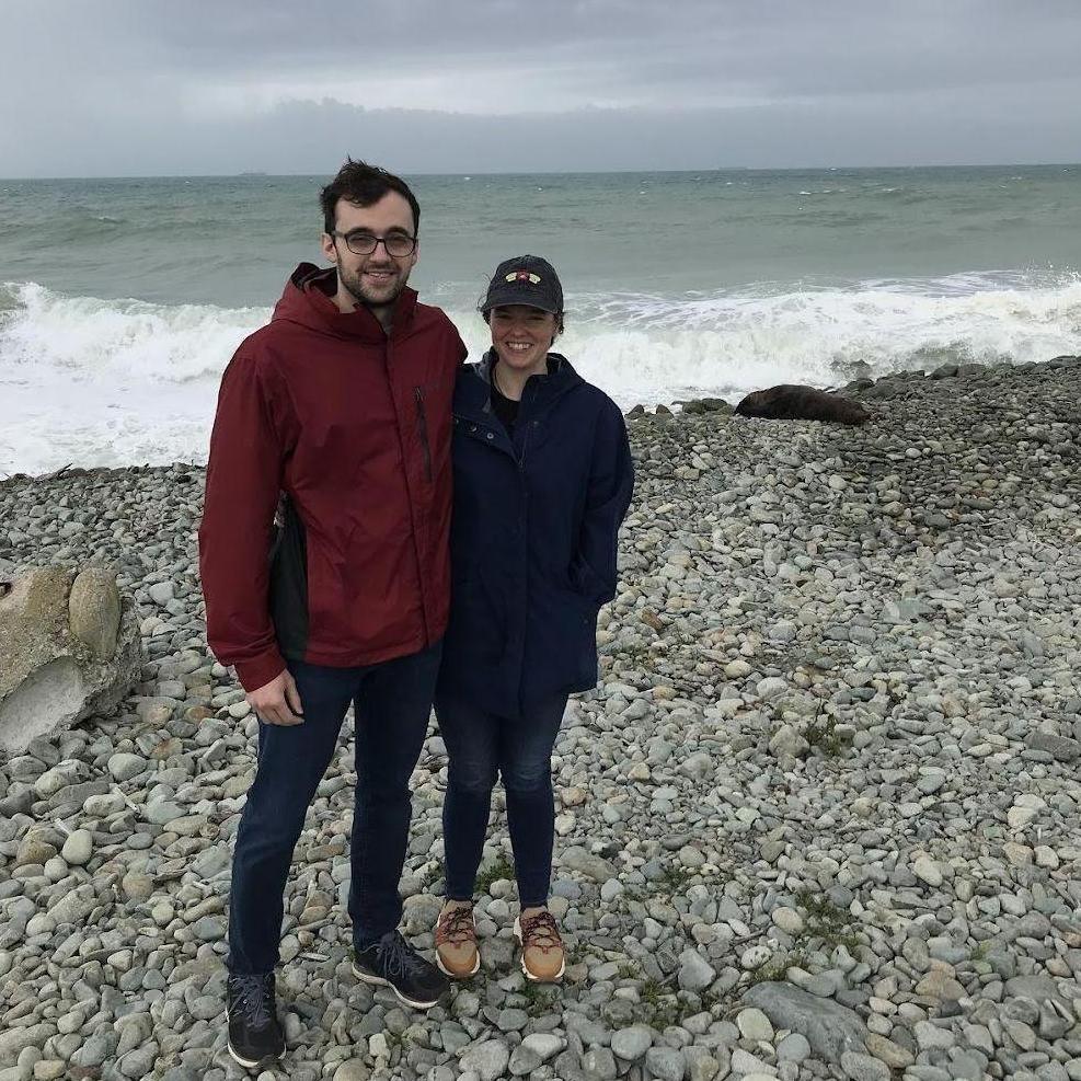 Paul and me while we were in New Zealand visiting his family!