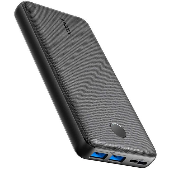 Anker Portable Charger, 325 Power Bank (PowerCore Essential 20K) 20000mAh Battery Pack with High-Speed PowerIQ Technology and USB-C (Input Only) for iPhone, Samsung Galaxy, and More