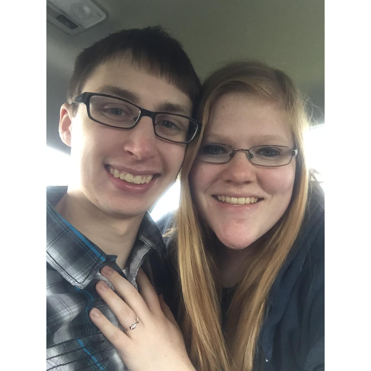 Our first dating anniversary - May 28th, 2016