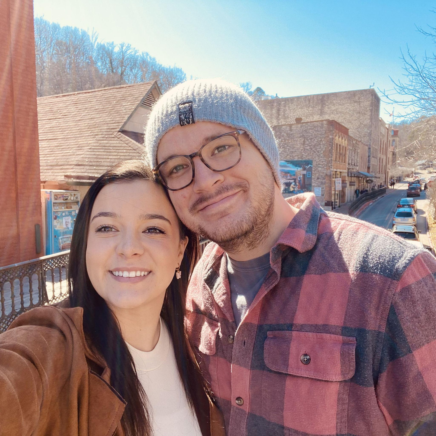 Tyler visited me while I was living in Arkansas throughout our first year together. We celebrated our first Valentines today in Eureka Springs, AR.
