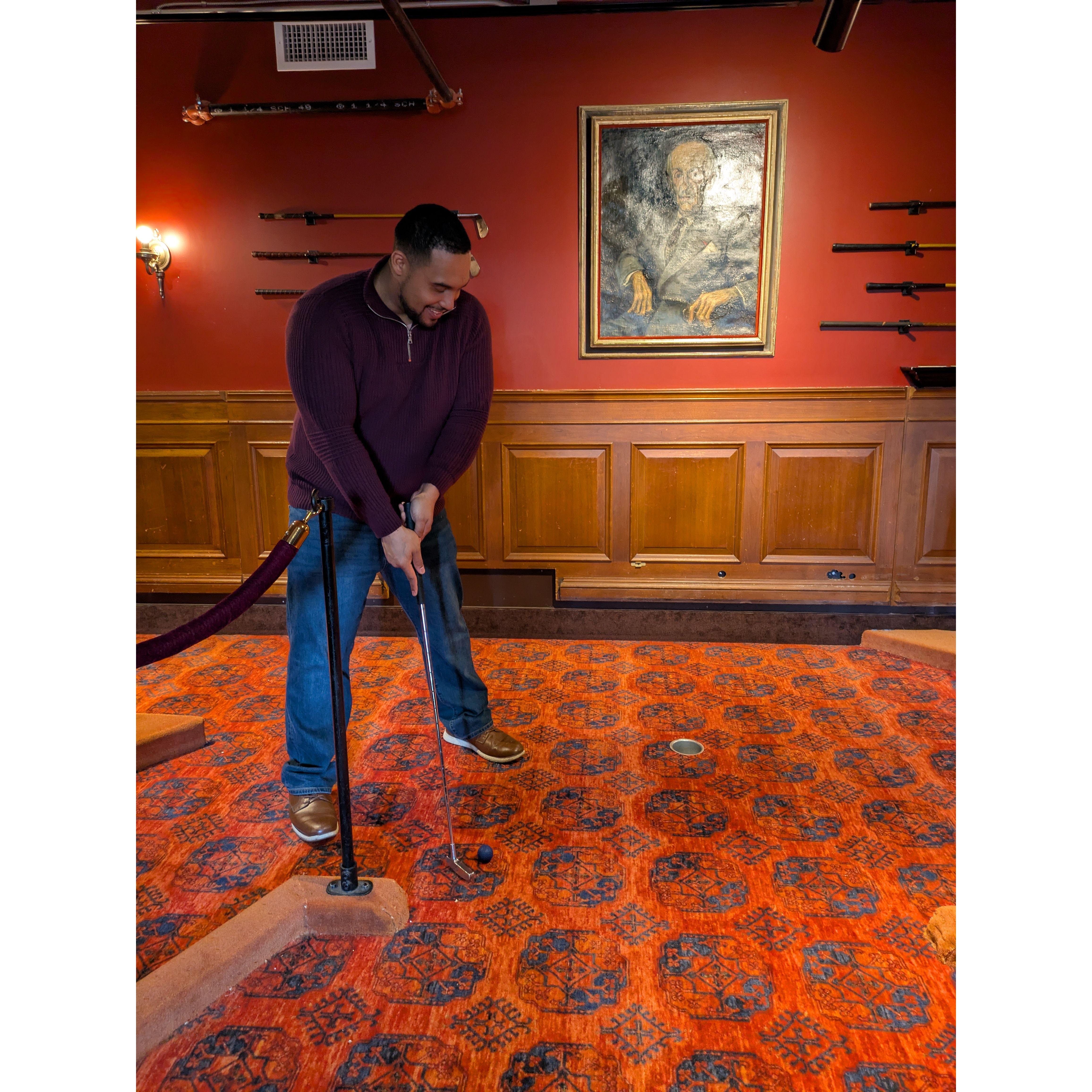 Hotel Greene- Indoor Putt Putt