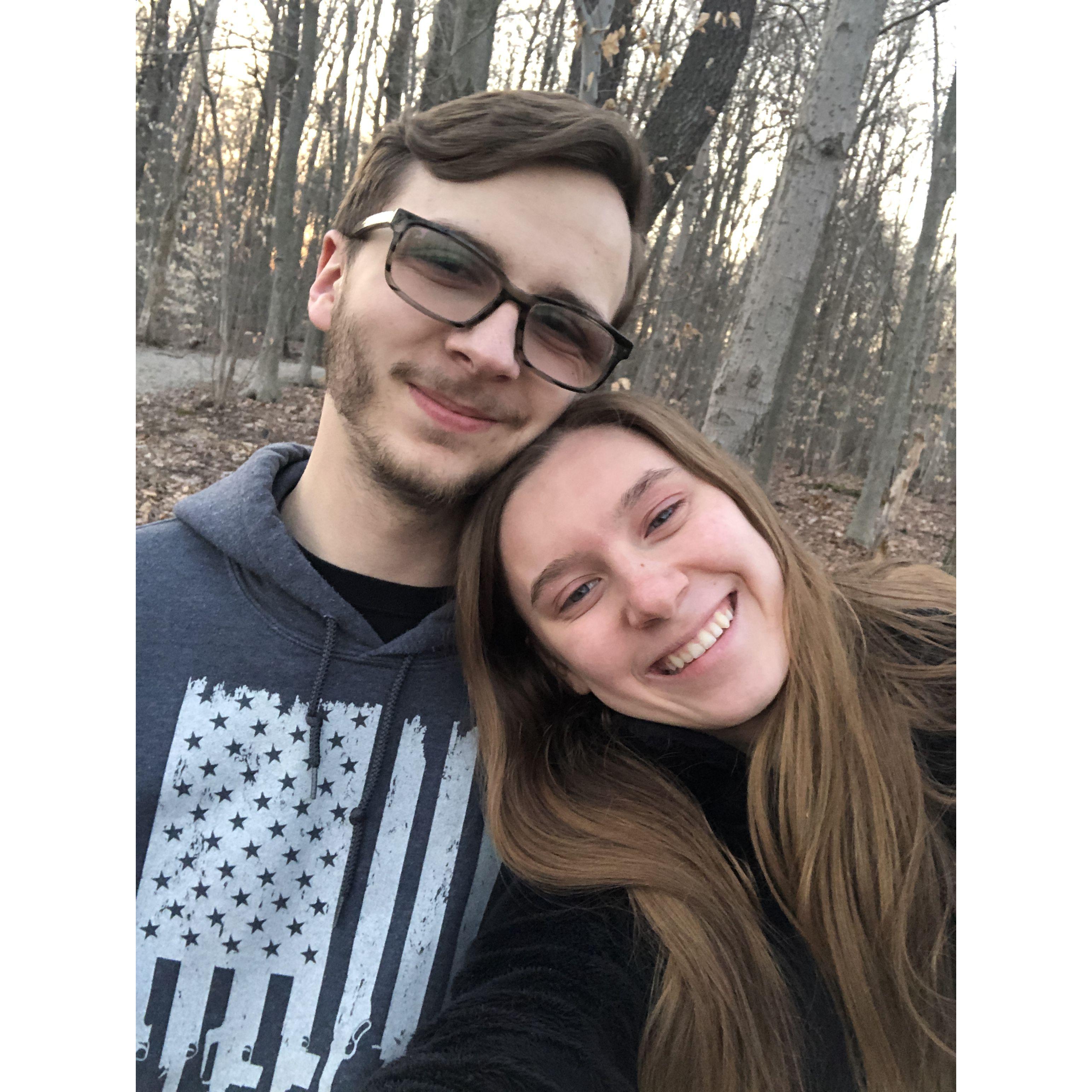 Hiking in the park