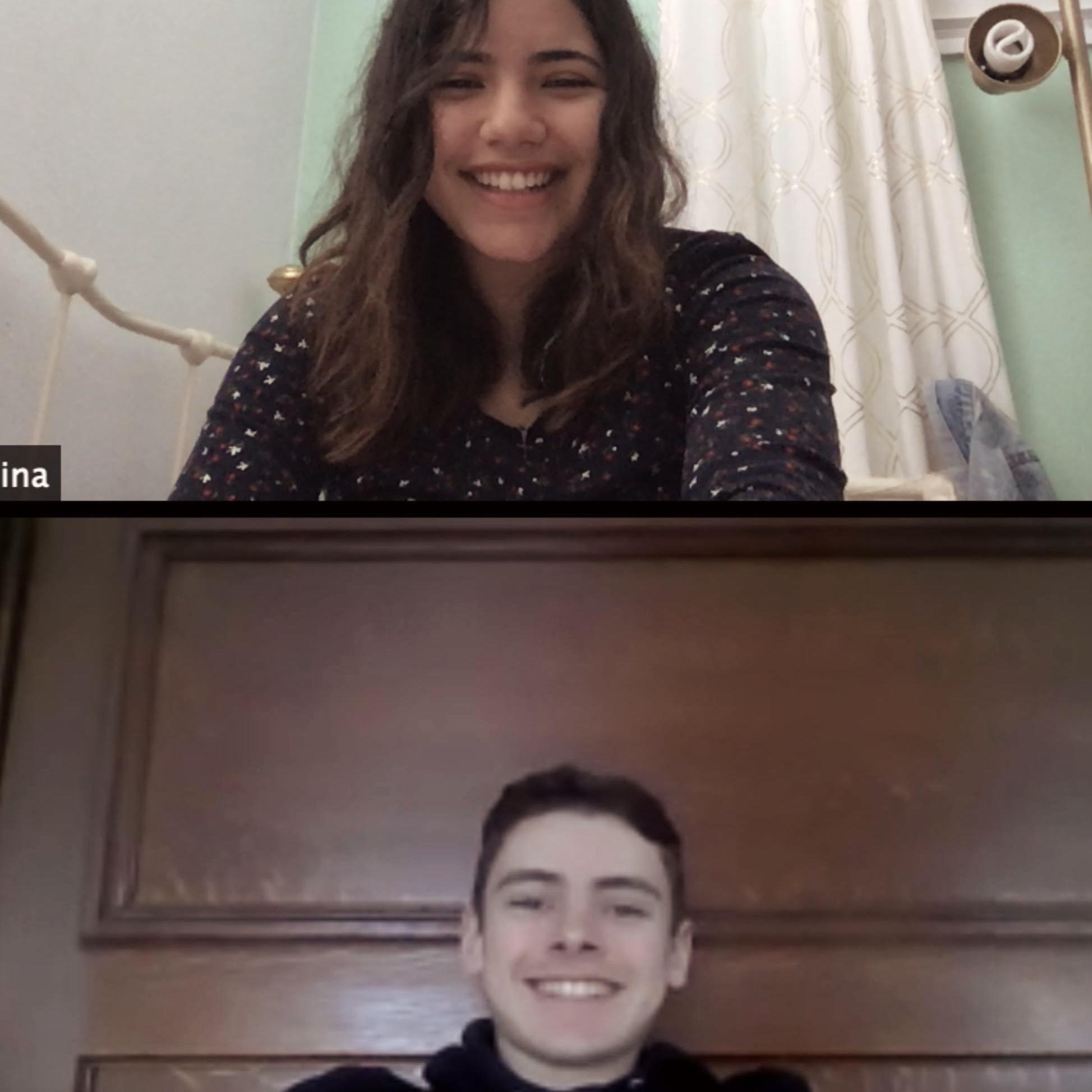 When they returned home, they began texting, playing games, and facetiming for endless hours. It wasn't long after that they officially began dating on May 25th/26th (its up for debate), 2020.