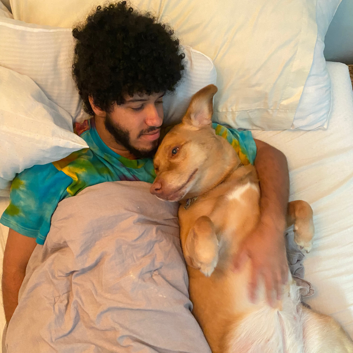 What a typical, sleepy morning looks like in the Prasse-Pye house!