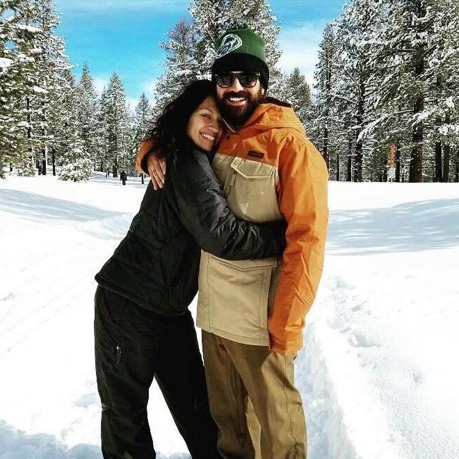 I love him so much I went to the snow.  I hate the snow.