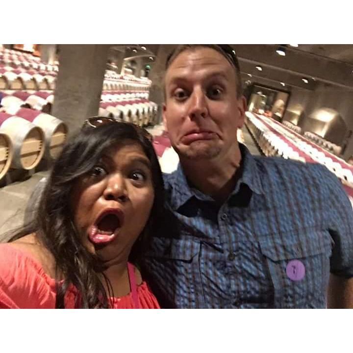 Goofballs at wine tasting in Napa Valley