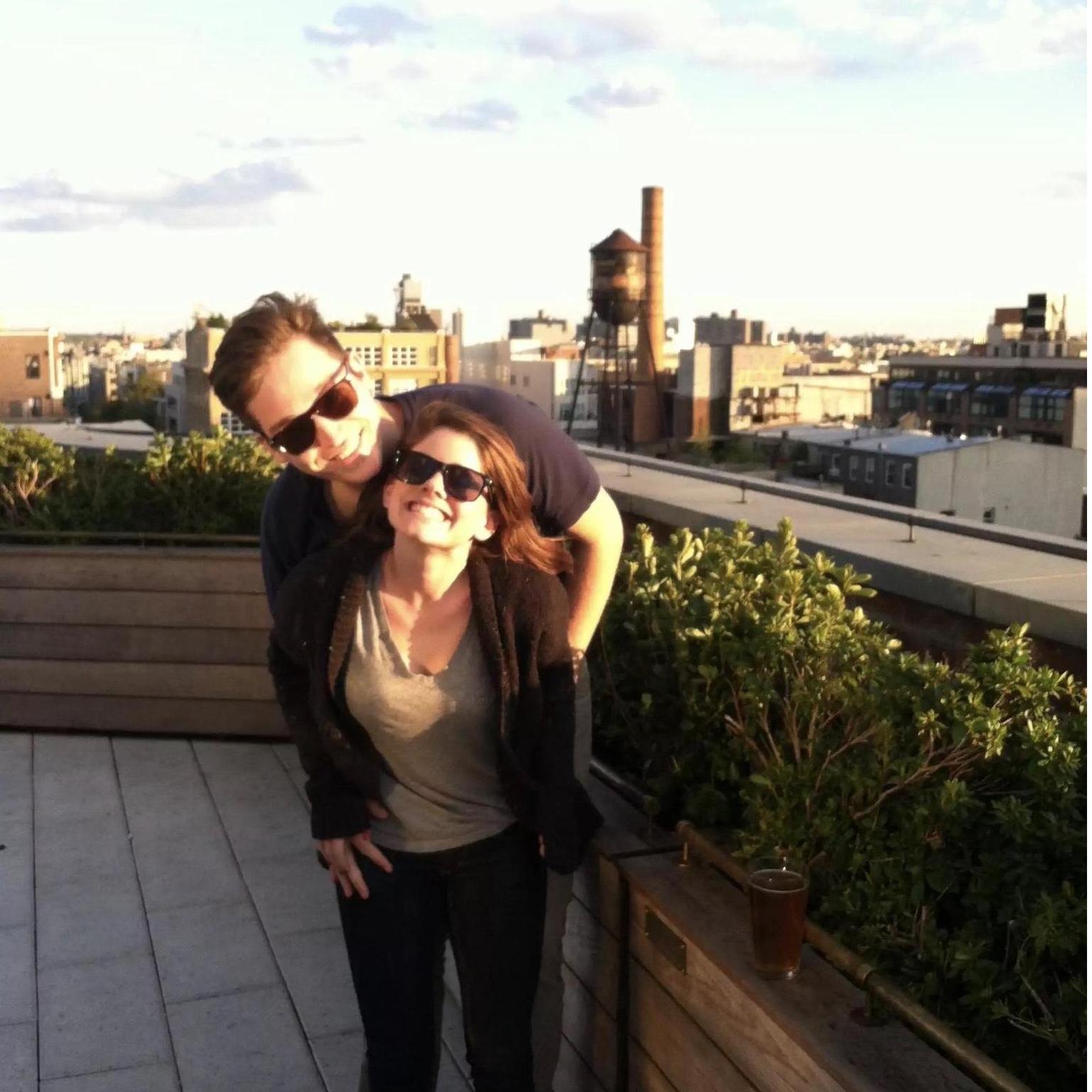 Obligatory BK rooftop shot during our first trip to NYC together