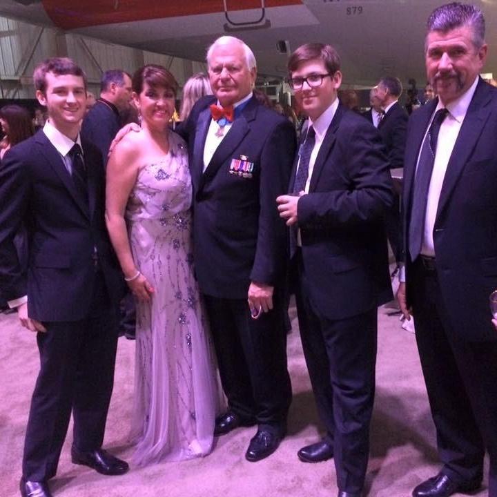 With Medal of Honor recipient, Mike Thornton.  What an honor!