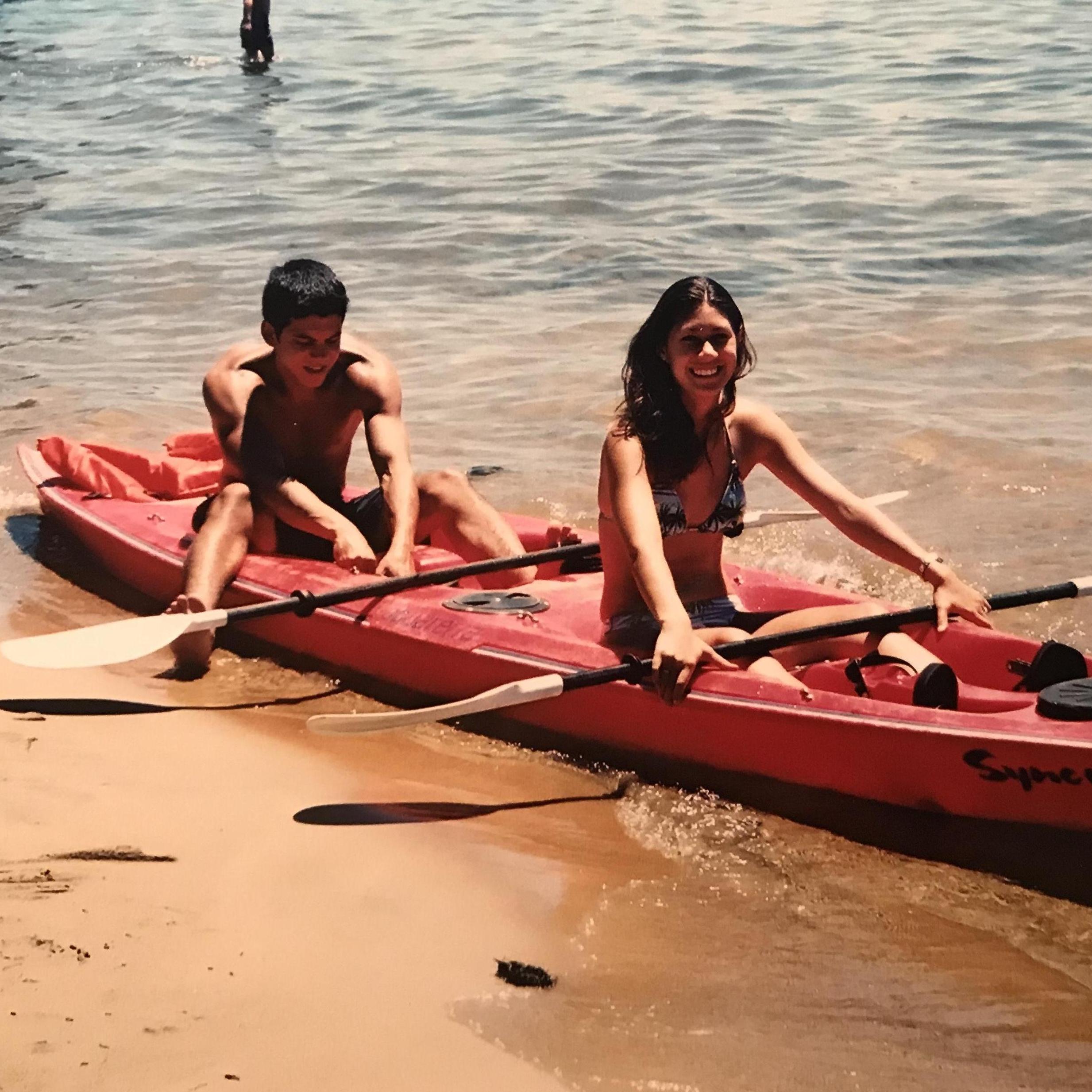 Kayaking in Tahoe Summer 2003
