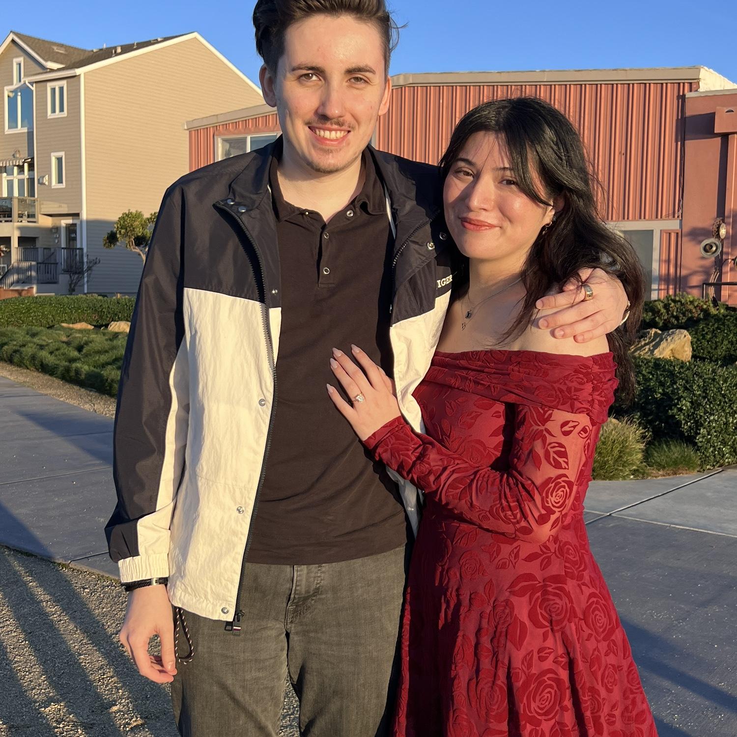 Freshly engaged!