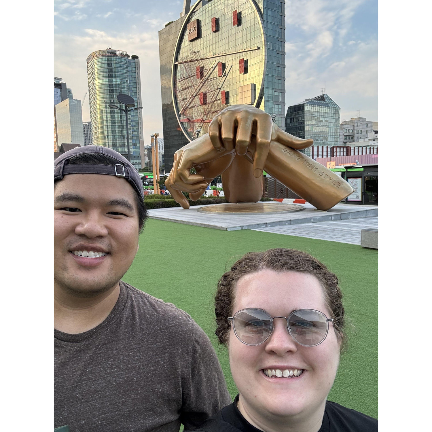 "Gangnam Style" during their summer trip to South Korea