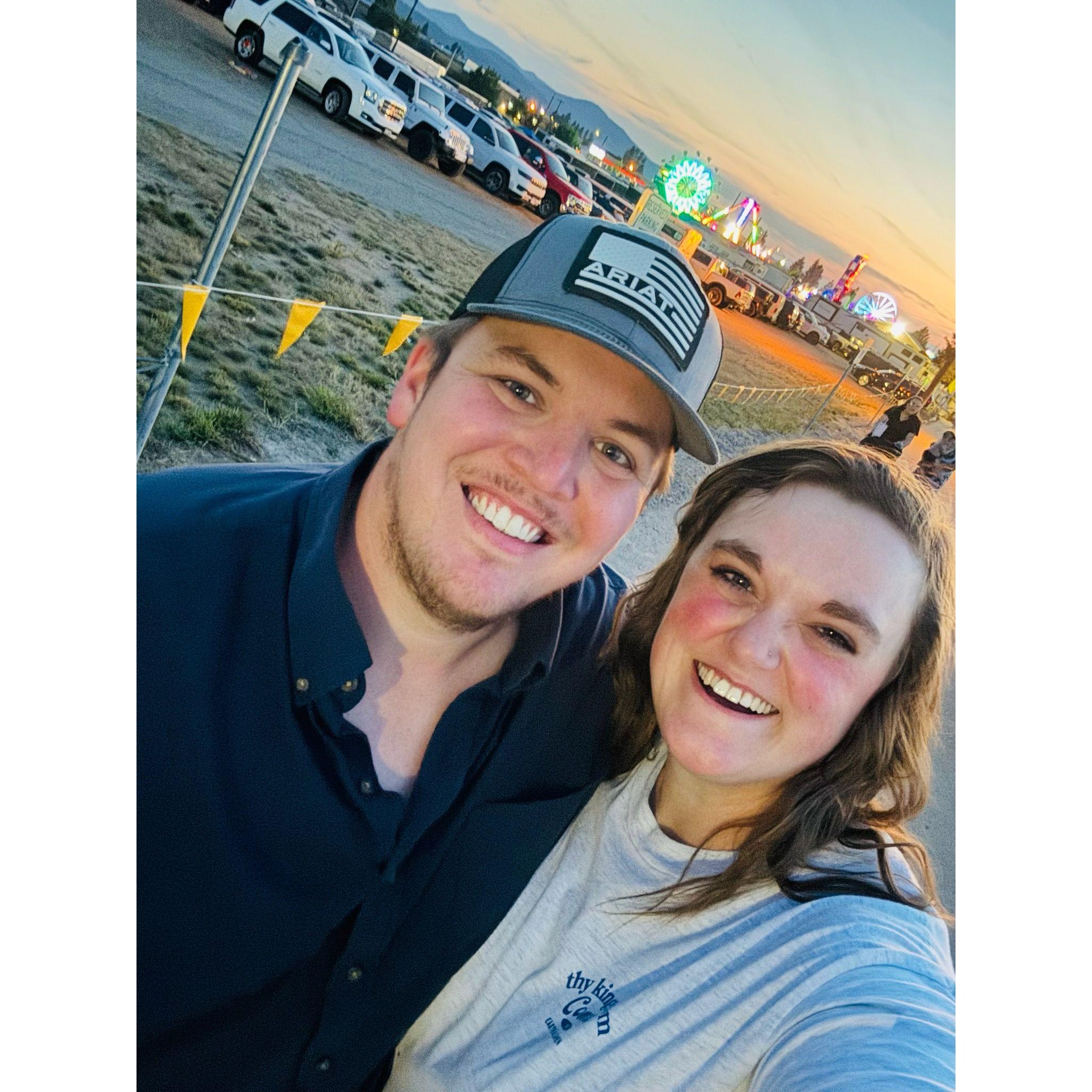 August 22, 2024 - Idaho State Fair 2024...He's my forever fair date! <3