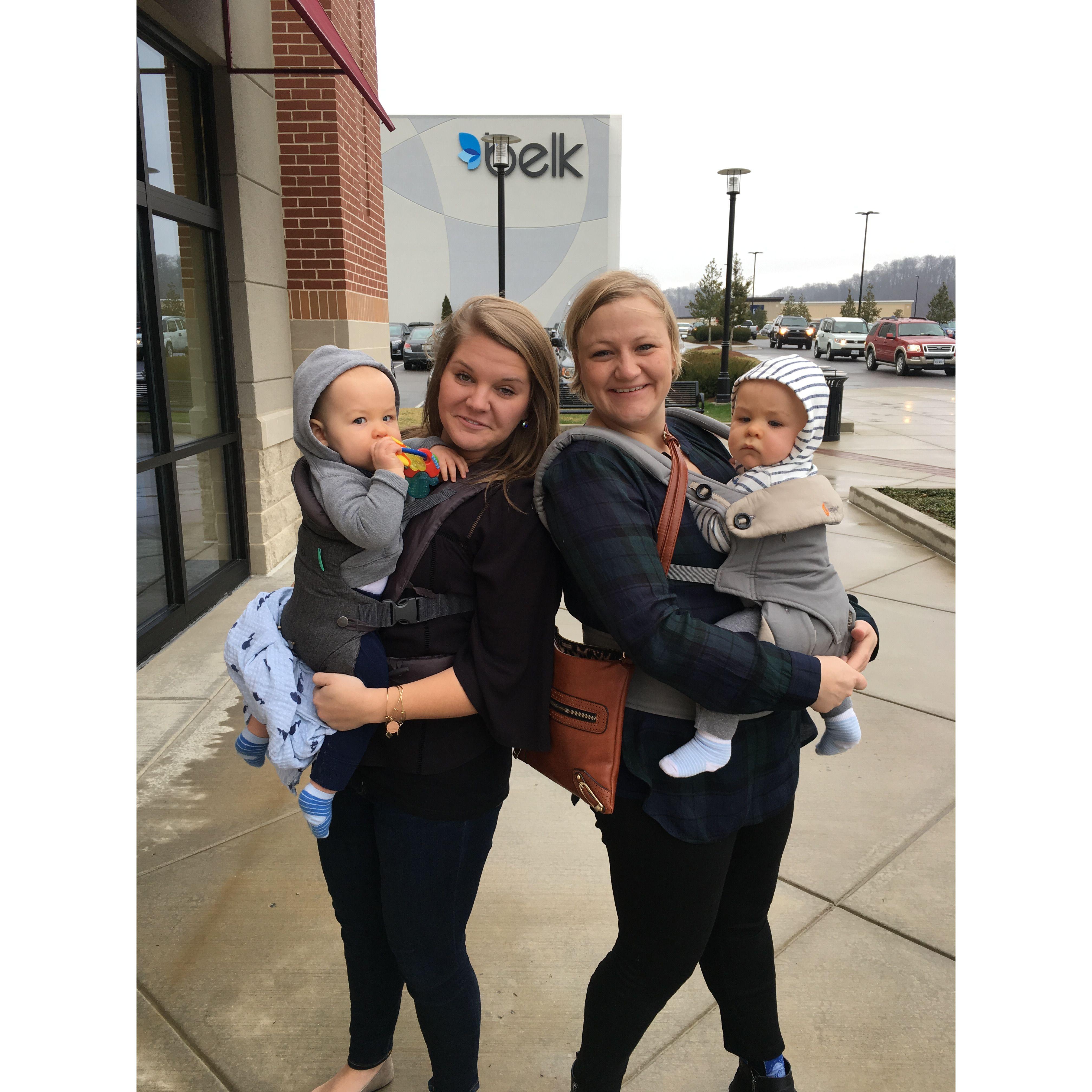 Meagan and Tina & the little twinsies