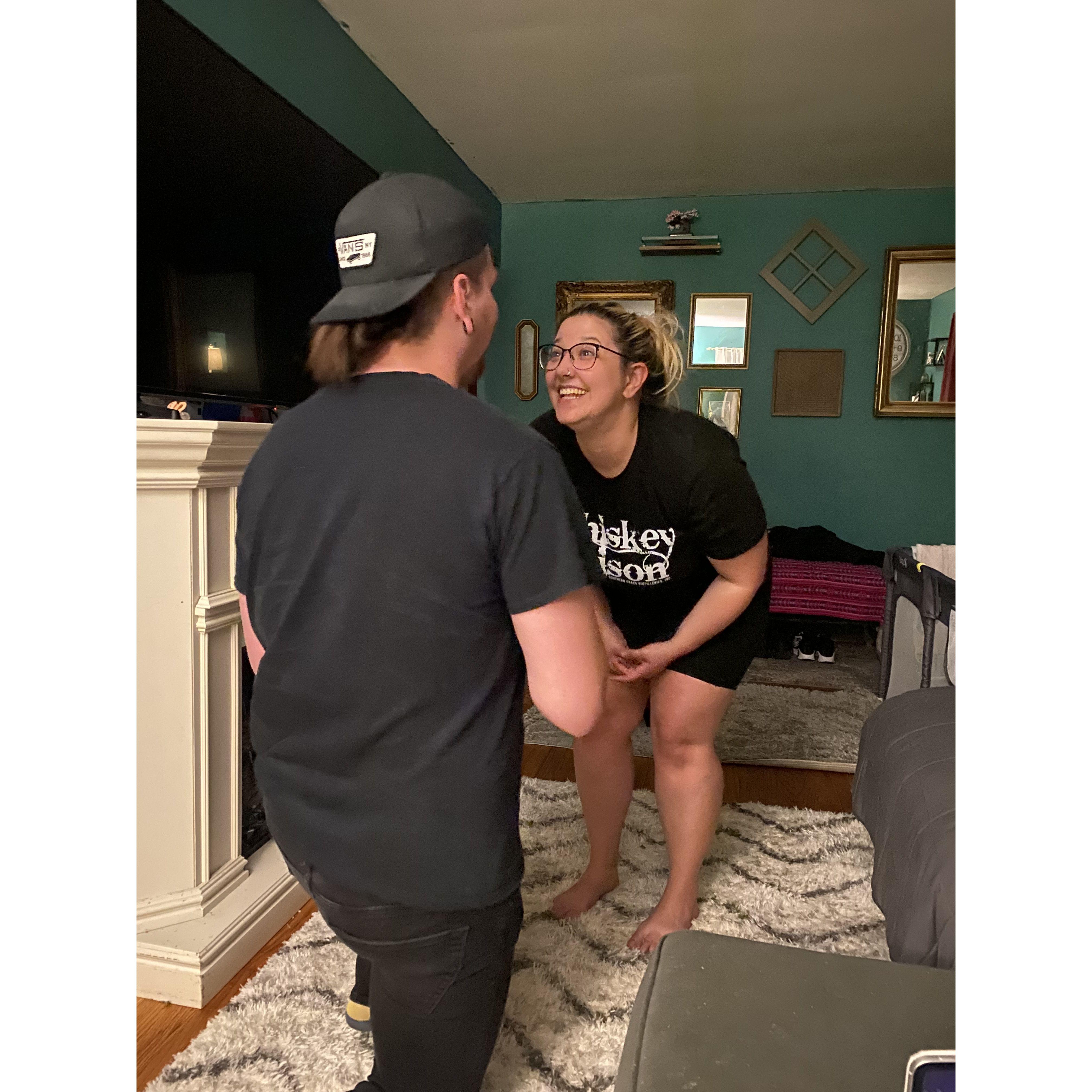 The night he proposed