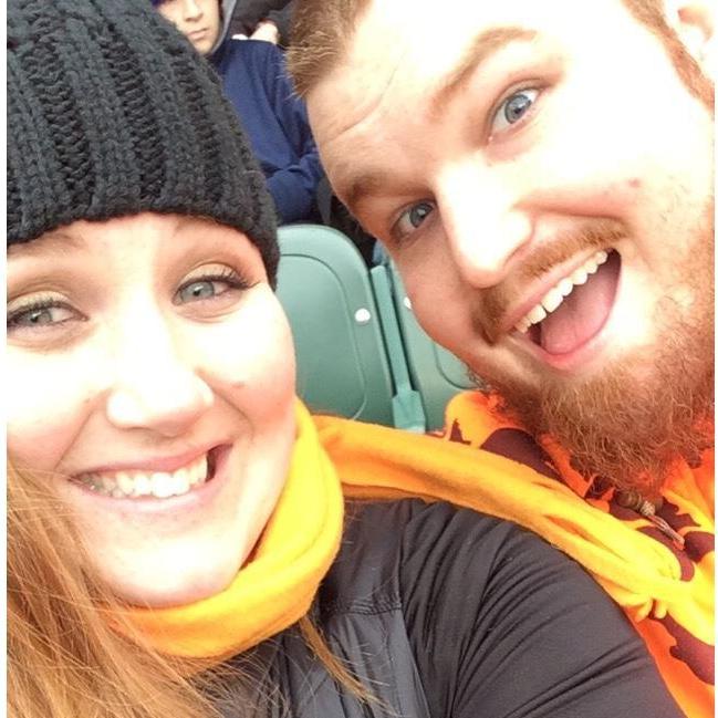 Our first of many Bengals games.