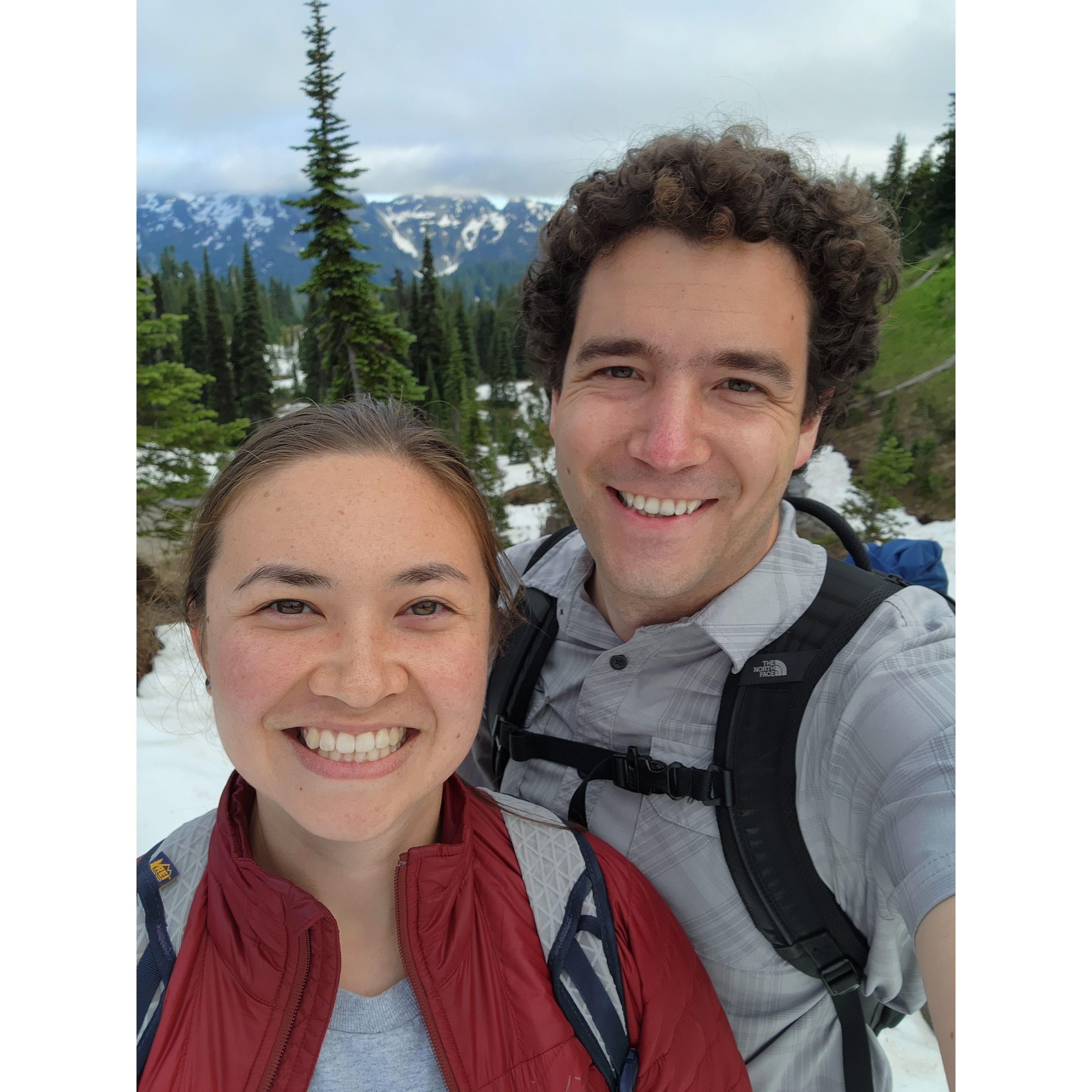Hiking at Mt. Rainier - July 2022
