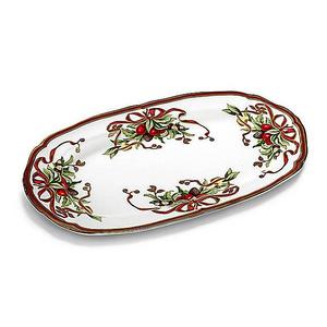 Christmas Oval Serving Tray