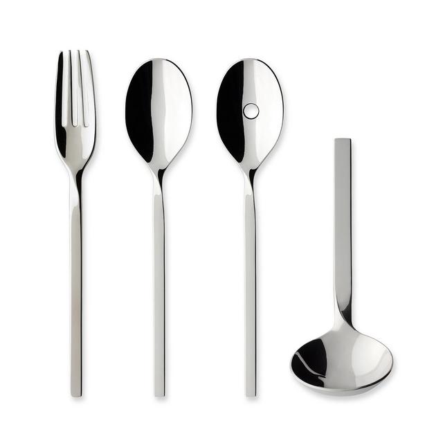 Villeroy & Boch Flatware 18/10, New Wave 4 Piece Serving Set