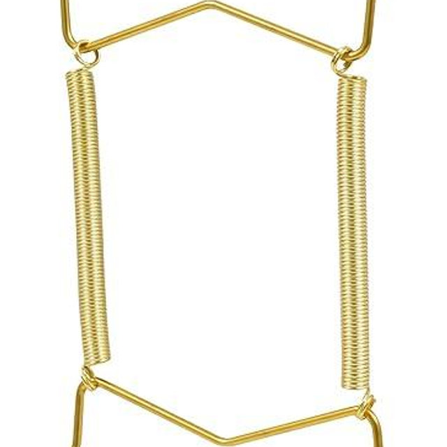 Hillman 122052 Plate Hanger, 8-11 Inch, Brass