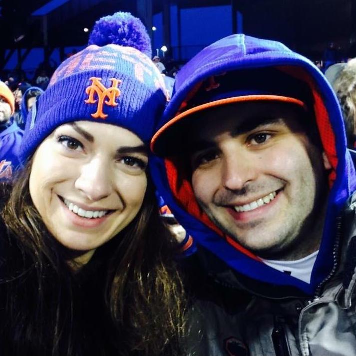 Braving the below freezing temps in April to cheer on the Mets. Now that's dedication!

April, 2016