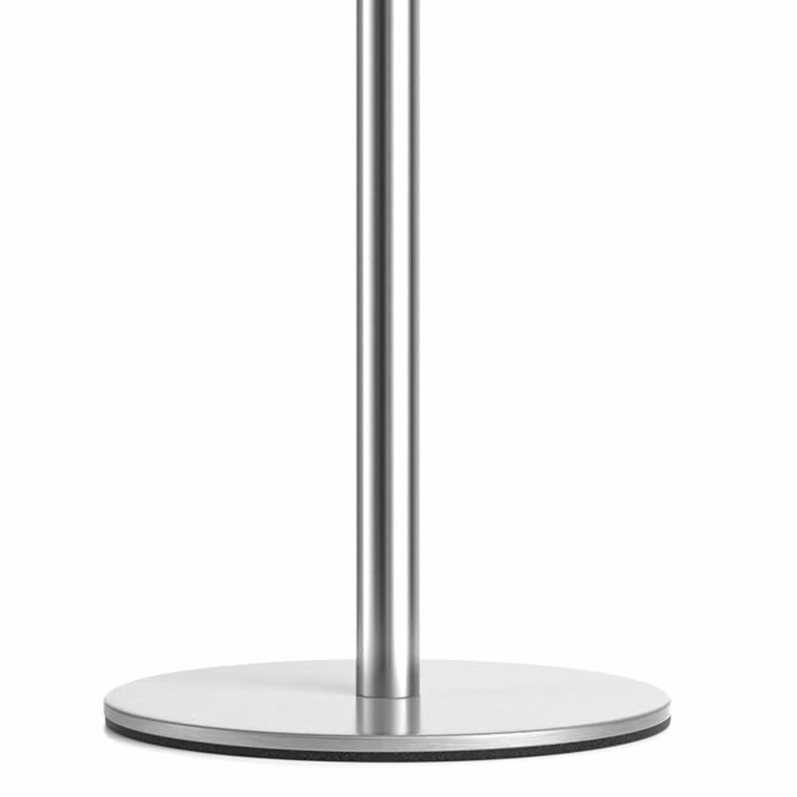 Silver Paper Towel Holder Free-Standing, Premium Stainless Steel Paper Rolls Organizer, Classic Fashion Kitchen Roll Dispenser