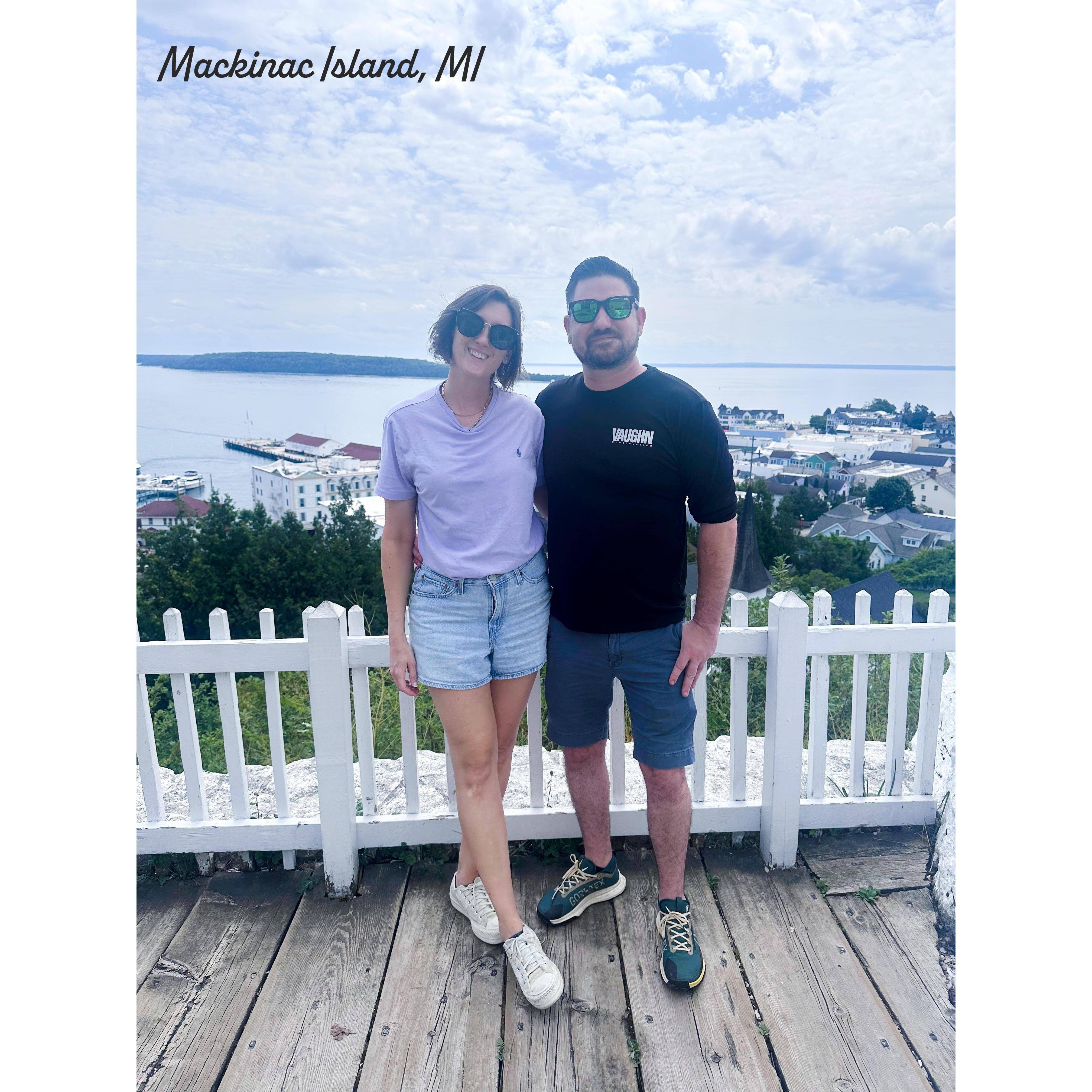 Mackinac Island this summer with the Jordan's