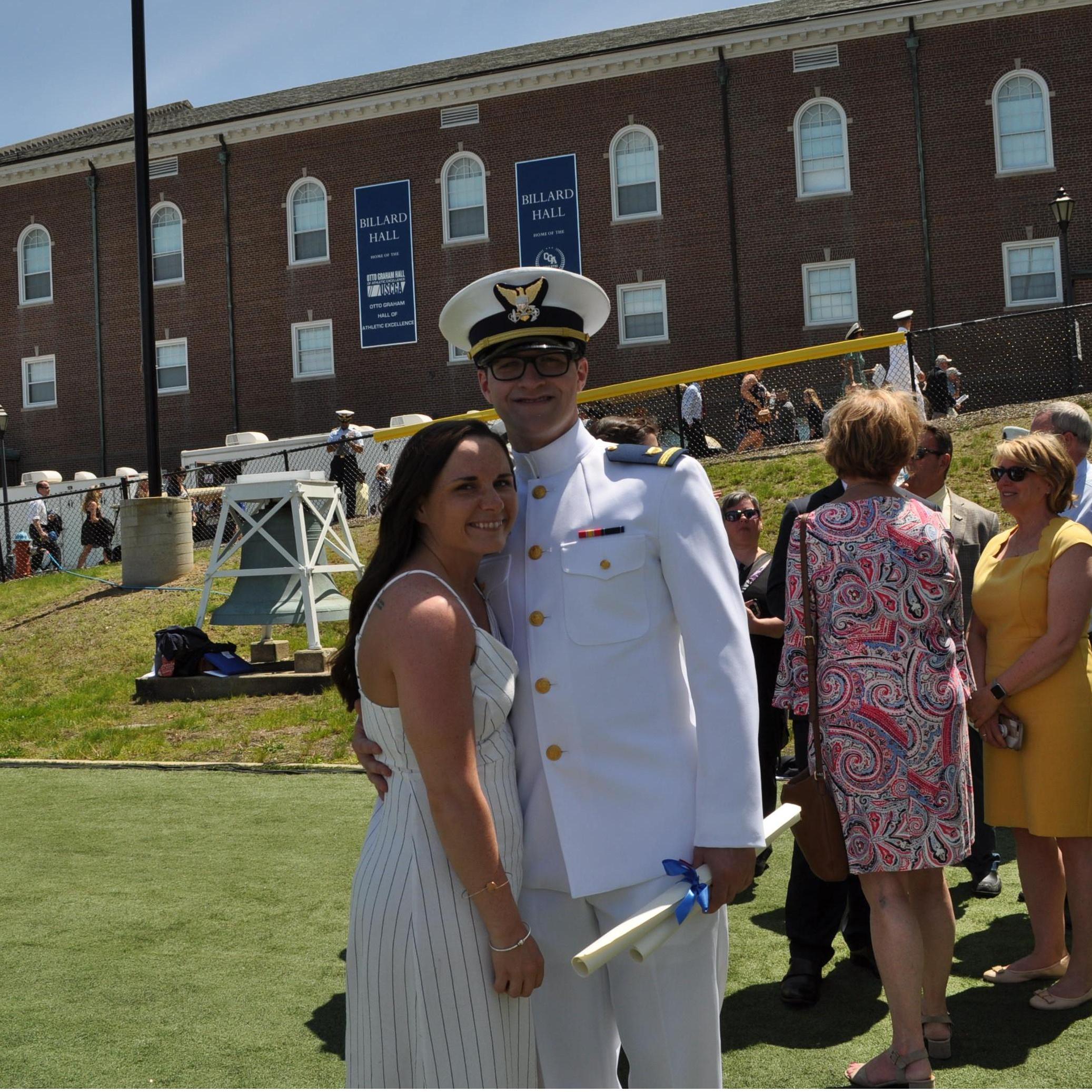 Commencement Day! Congratulations Ensign Jones