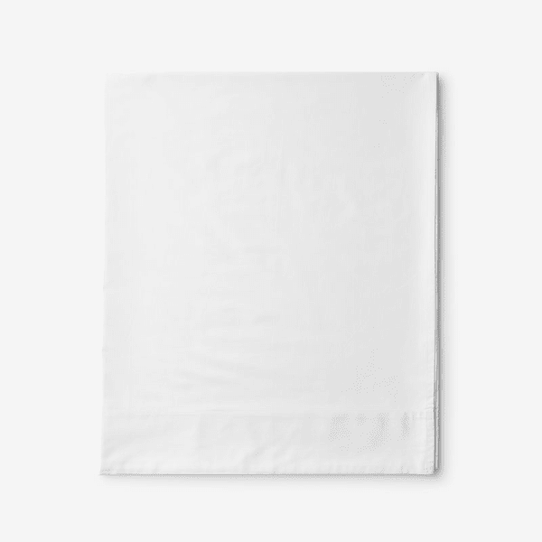Company Cotton™ Percale Flat Sheet - Deep Pocket Cal King - White