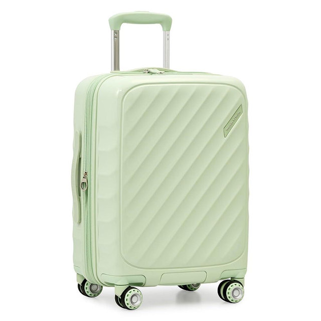 Traveler's Choice Elm 21" Carry-on Expandable Spinner Luggage Set - Set - Glossy Mint