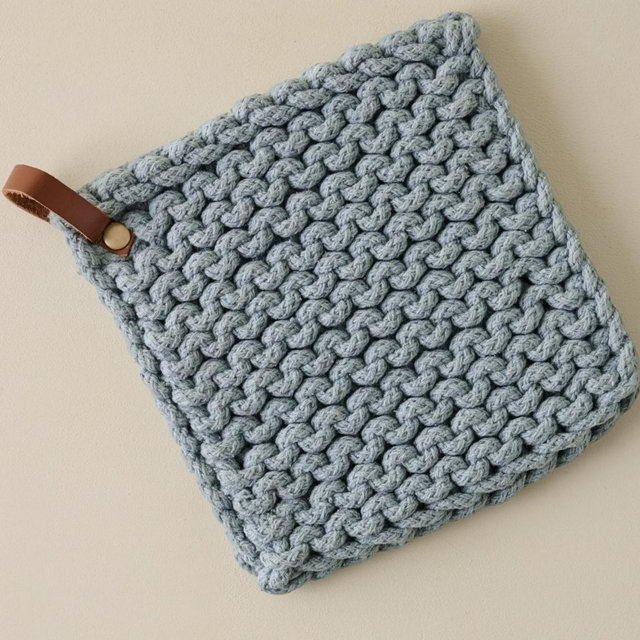 Hand Crocheted Cotton Pot Holder