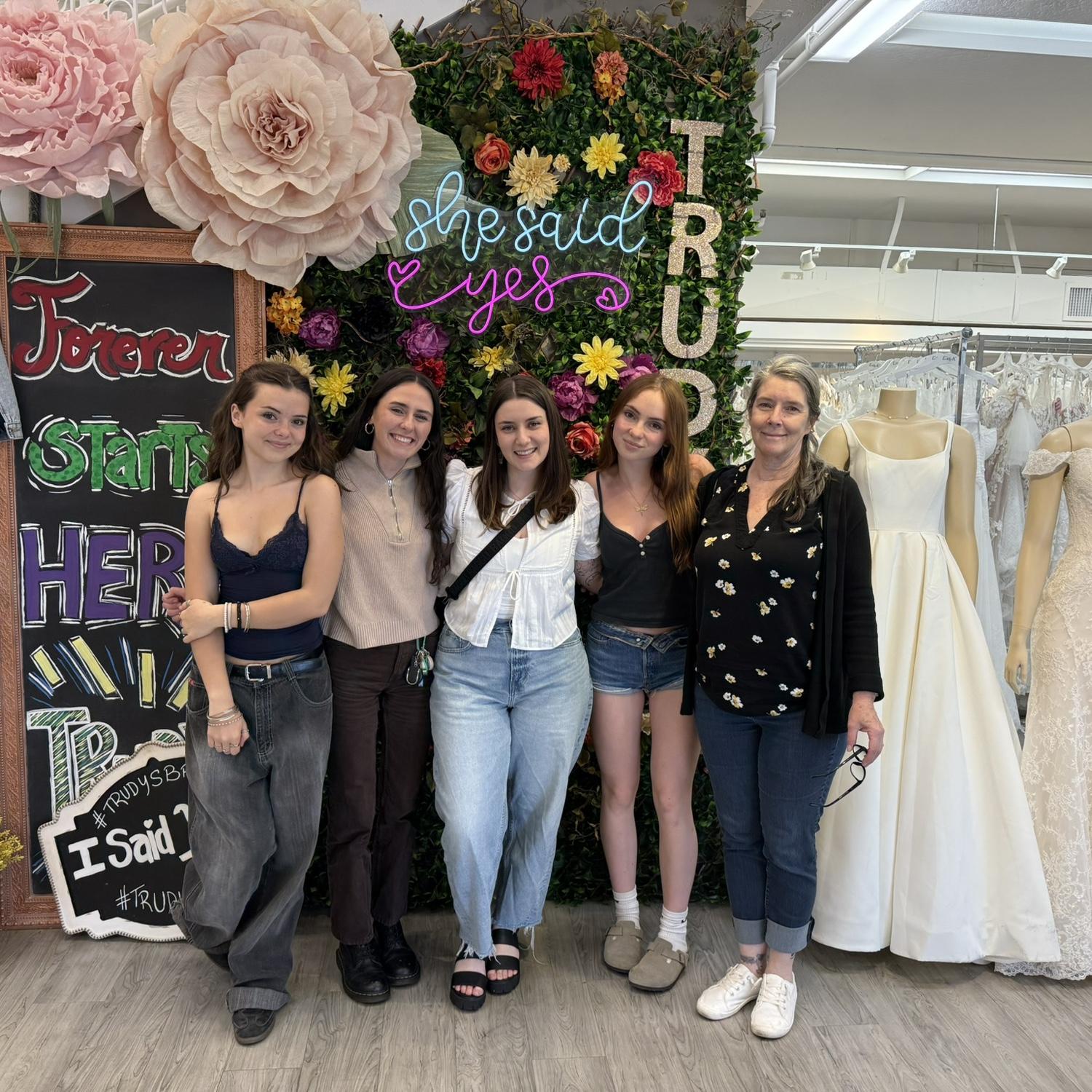 dress shopping!