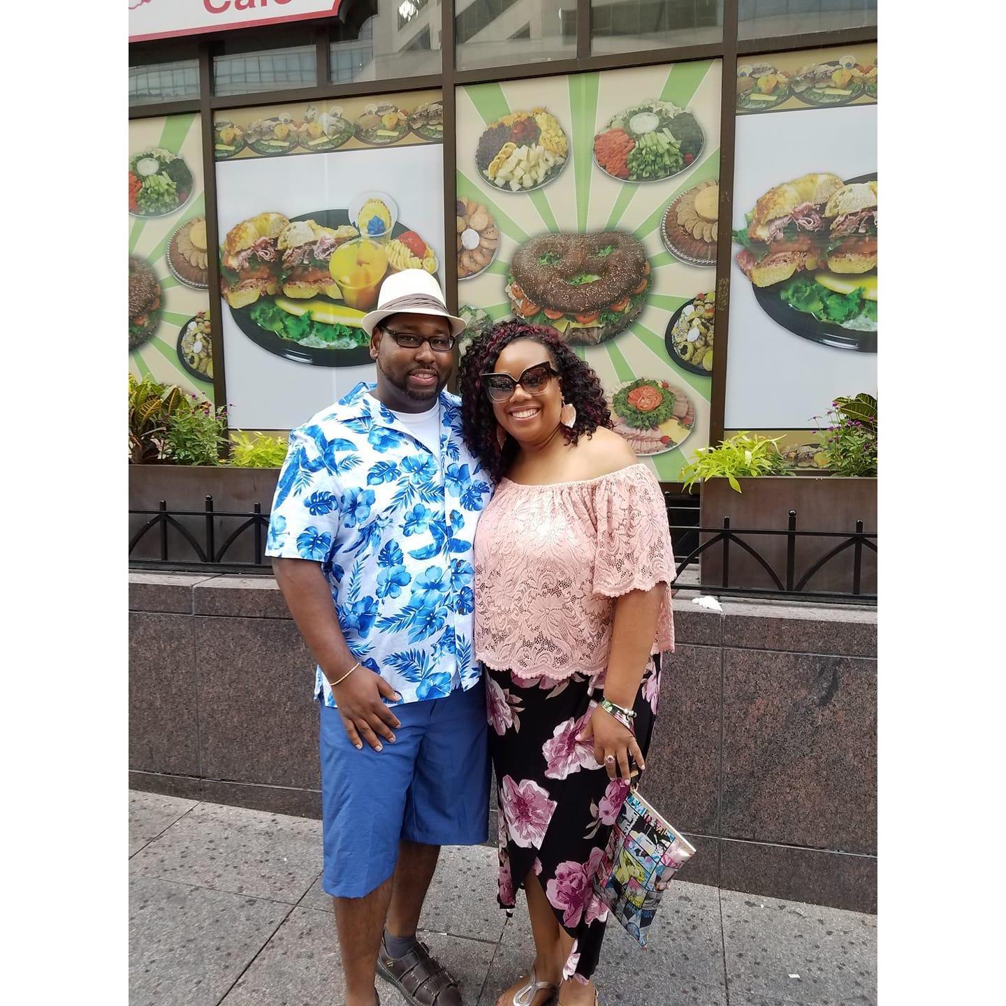 Checking out the Taste of Cincinnati!