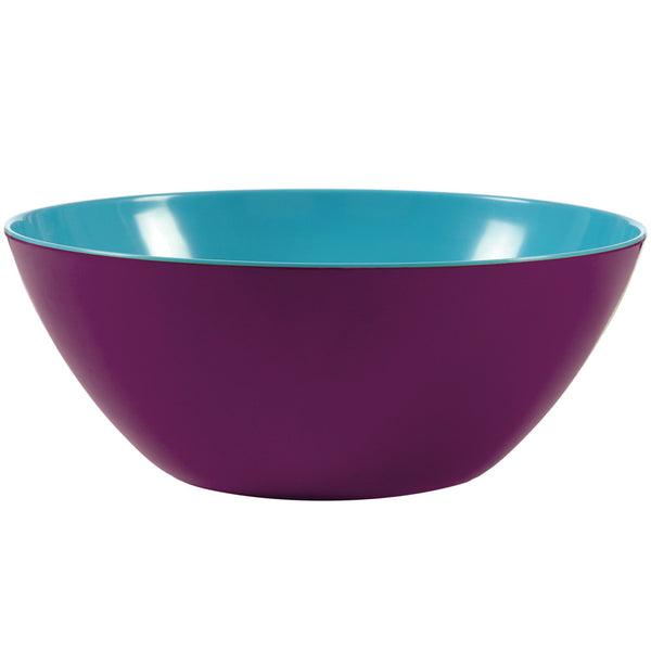 Grape/Turquoise Two Tone Large Bowl