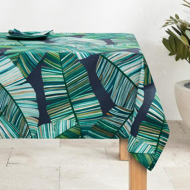 Palm Tablecloth, 70" X 108"