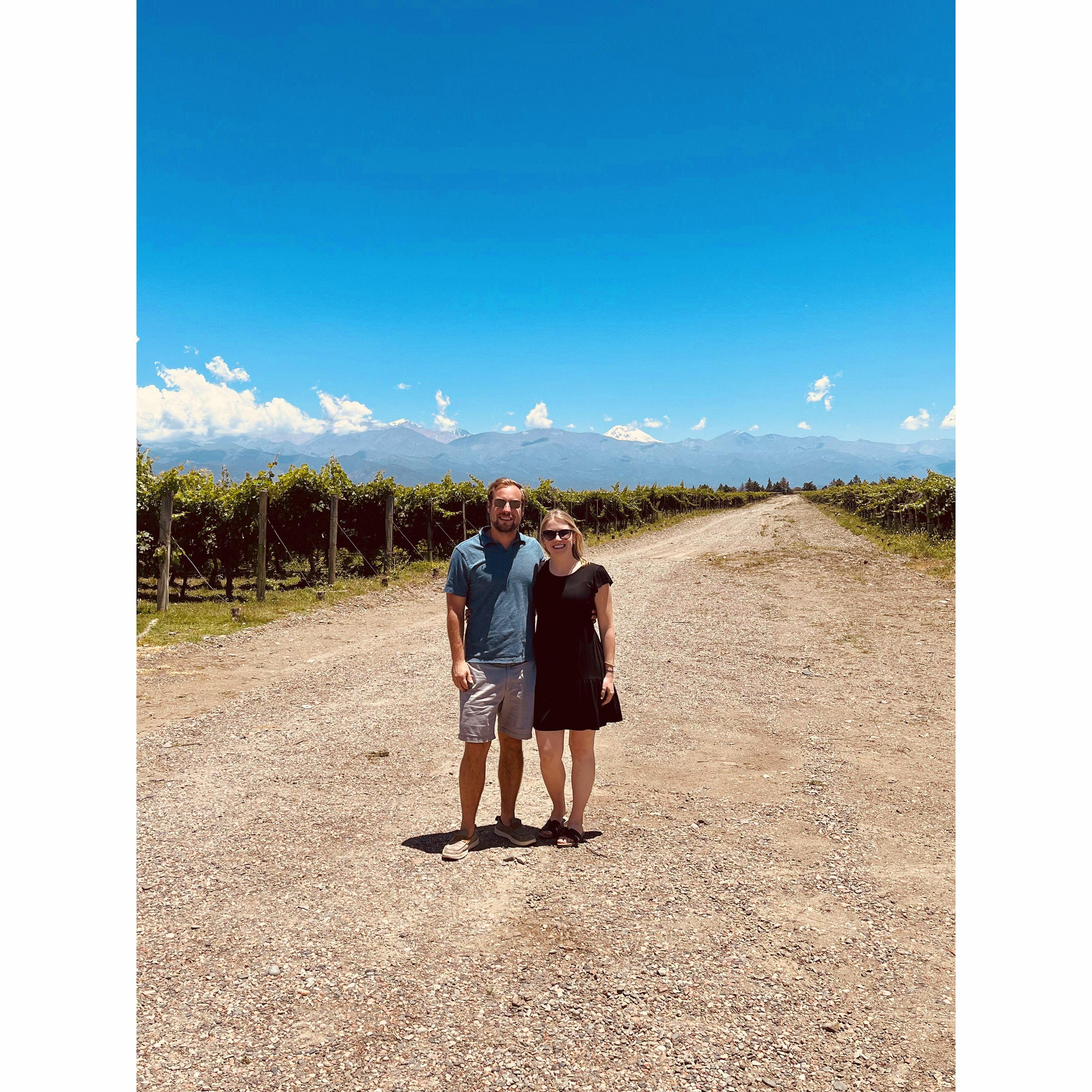 Wine tasting in Mendoza- December 2021